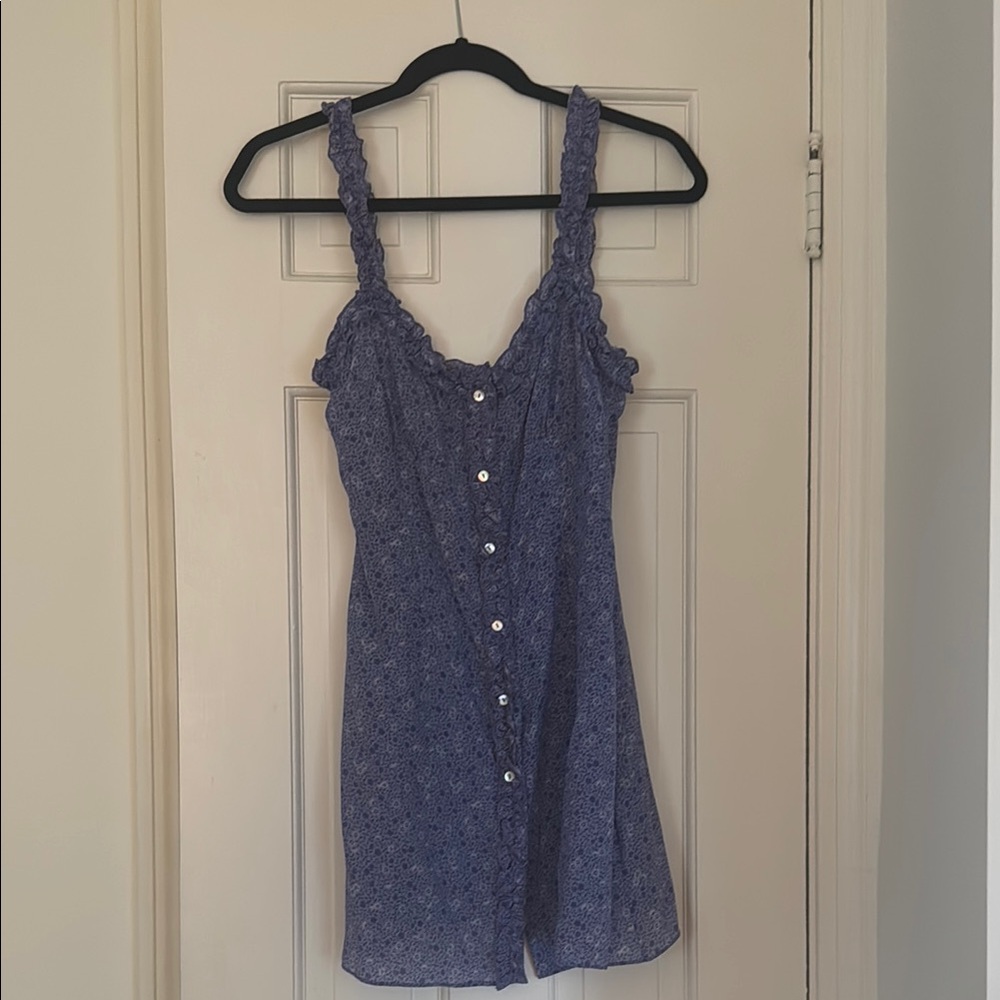 Realisation Par Blue Floral Dress